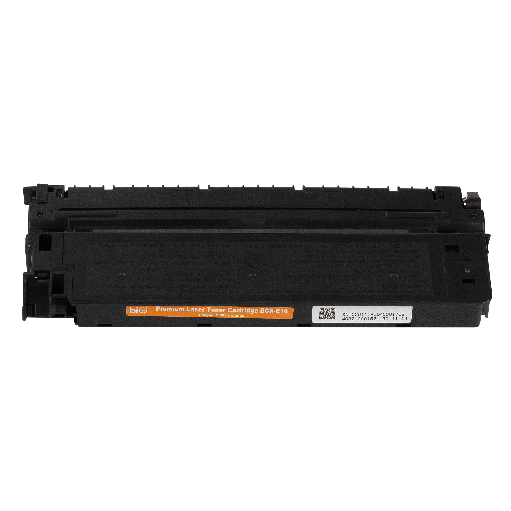 Bion E-16 Картридж для Canon FC-108/128/208/220/228/336/860/880/890/230/210/740/750/760/770/200/206/224/226/204/224s/330/530/780/200S/220S/290 (2000  стр.), Черный, с чипом