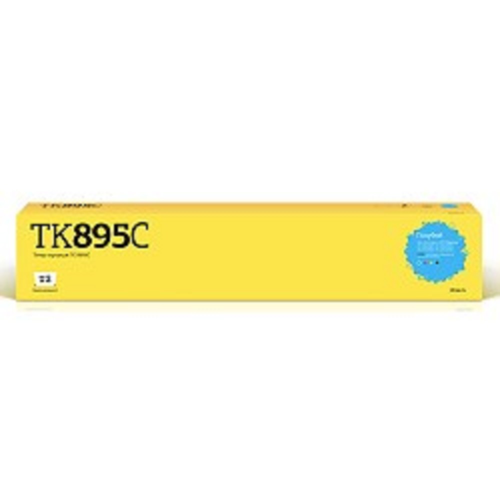 T2 TK-895C Тонер-картридж (TC-K895C) для Kyocera FS-C8020/C8025/C8520/C8525 (6000 стр.) голубой, с чипом
