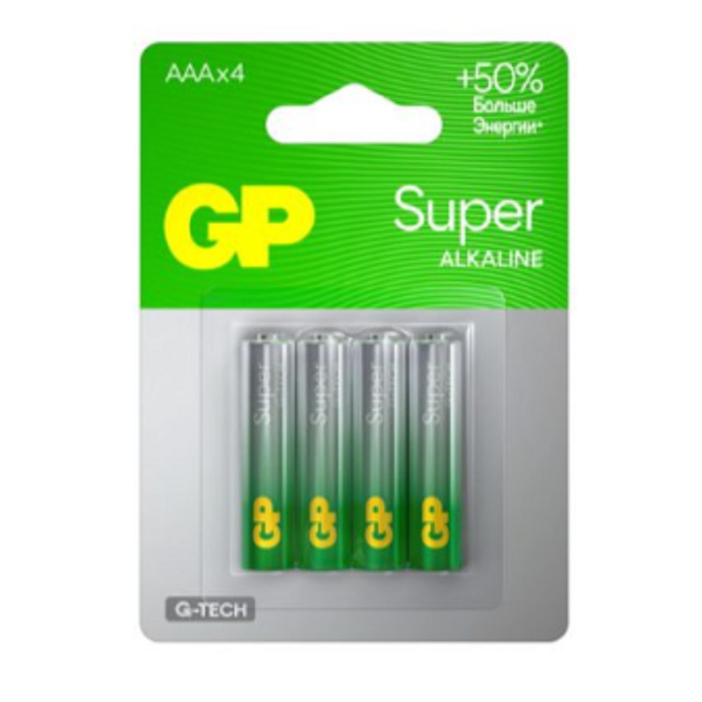 GP 24AA21-2CRSBC4 40/160 Super Alkaline G-Tech (4 шт. в уп-ке) 