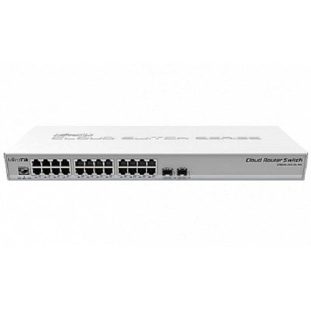 MikroTik CRS326-24G-2S+RM Коммутатор управляемый, Cloud Router Switch 326-24G-2S+RM with RouterOS L5, 1U rackmount enclosure