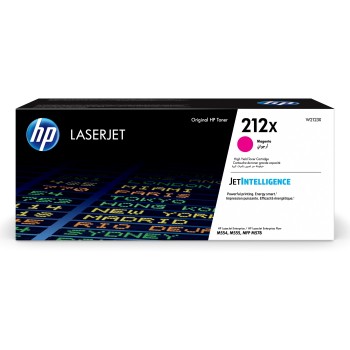 Картридж лазерный HP 212X W2123X пурпурный для HP CLJ Enterprise M554/M555