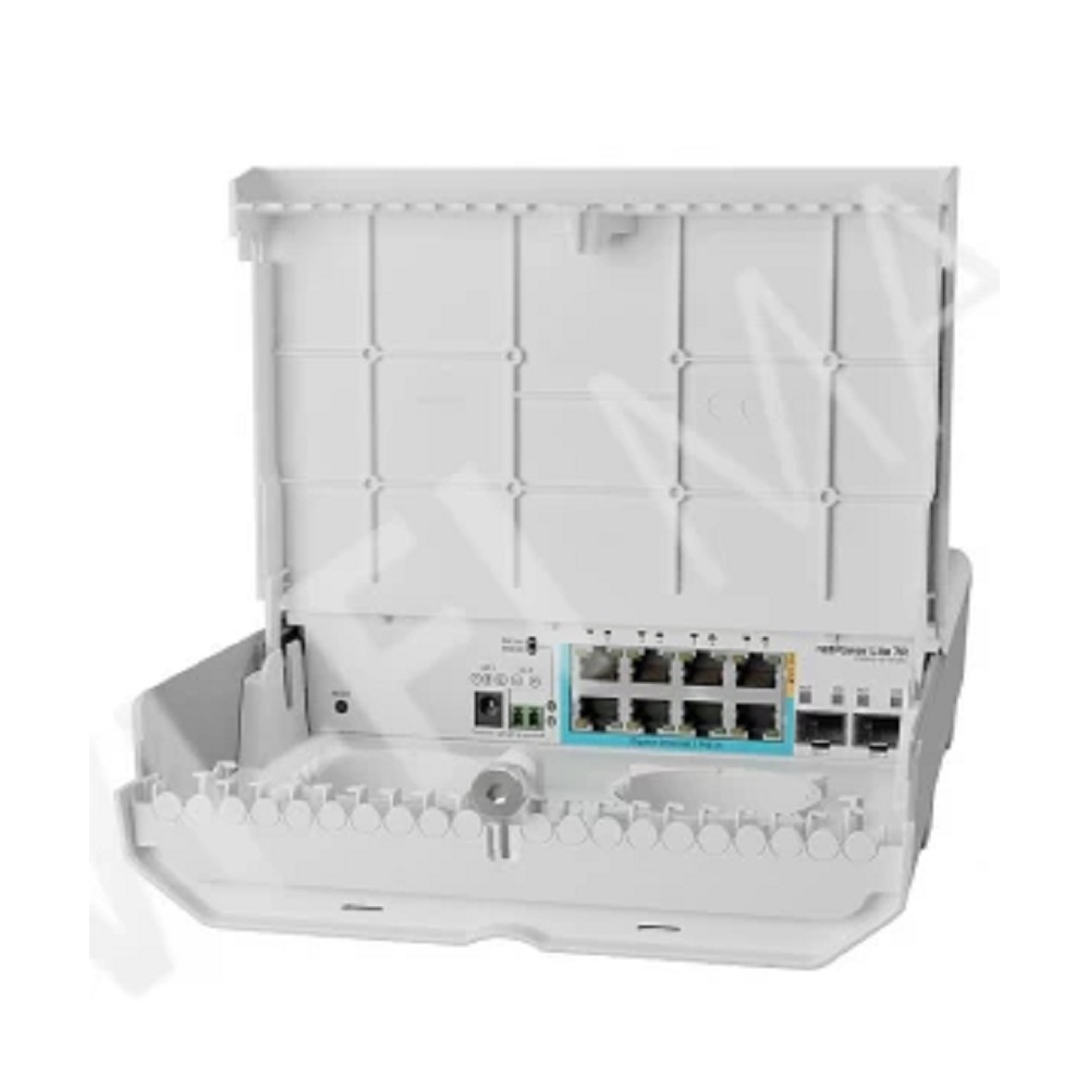 MikroTik CSS610-1Gi-7R-2S+OUT Коммутатор управляемый, netPower Lite 7R, 8Gbit ethernet, 2 SFP+