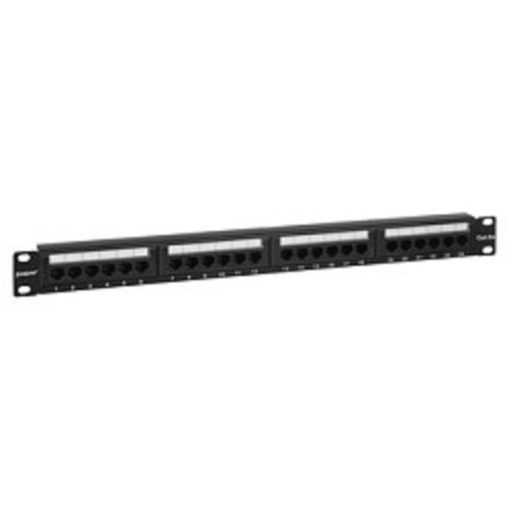 Exegate EX256752RUS Патч-панель UTP 19" 24 port кат.5e Exegate  разъём KRONE&amp;110 (dual IDC), 1U