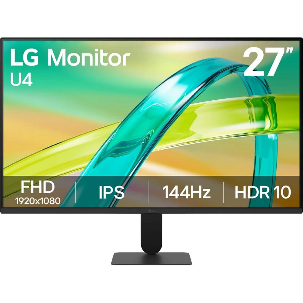 LCD LG 27" 27U411B-B черный {IPS 1920x1080 144Hz 5ms 250cd D-Sub HDMI}