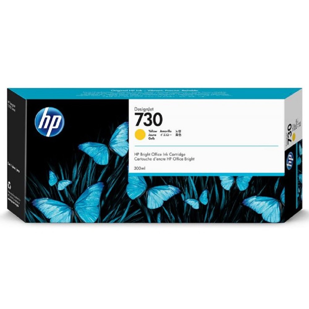 HP 730 P2V70A Картридж HP желтый   {HP DesignJet T1700, (300 мл)}
