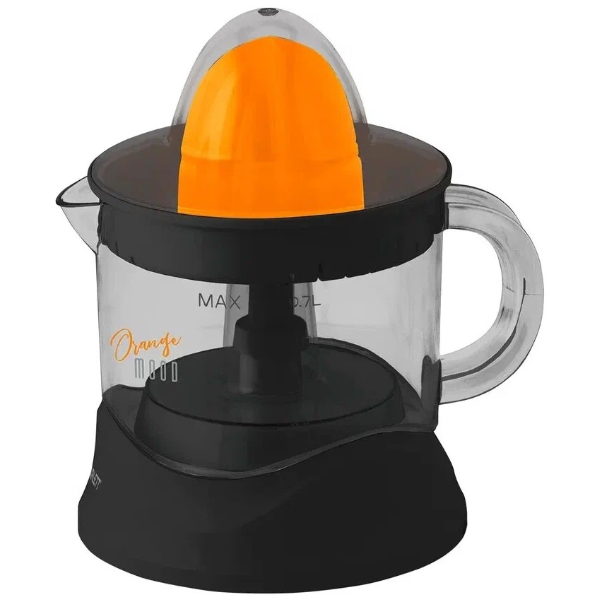 Scarlett SC-JE50C09 EasyClean Соковыжималка цитрусовая, 25Вт,черный/оранжевый