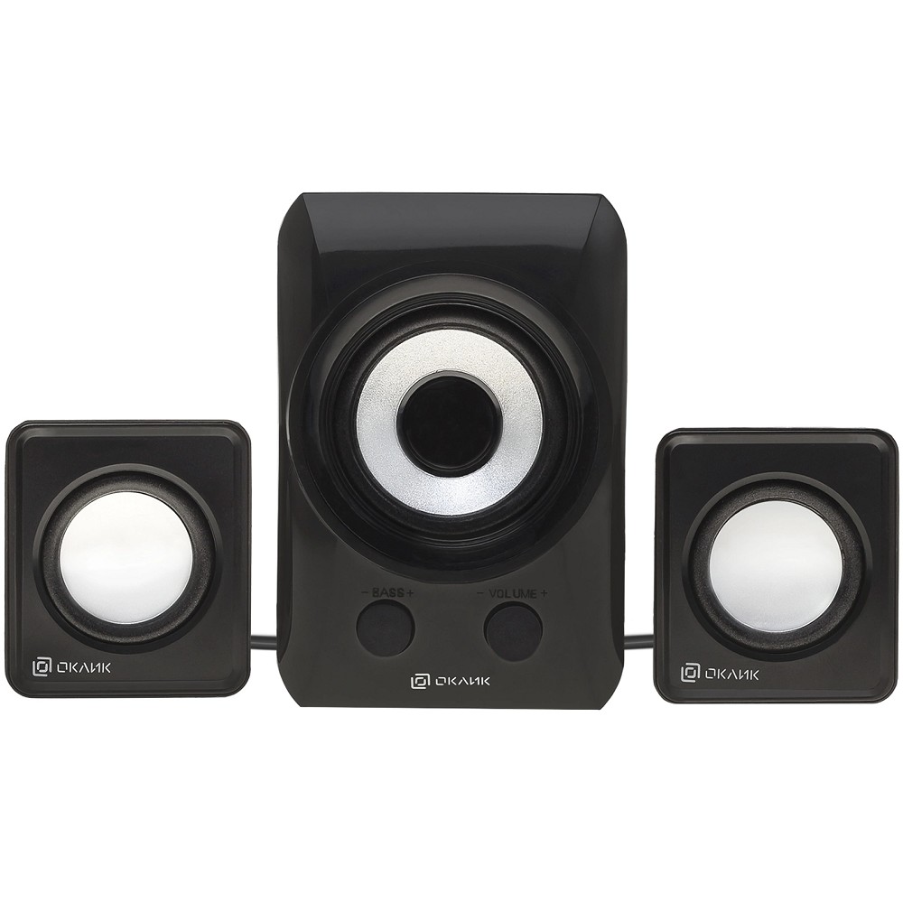 Колонки Oklick OK-420 2.1 черный 11Вт
