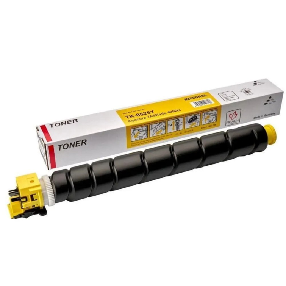 Тонер-картридж Integral TK-8525Y с чипом для Kyocera