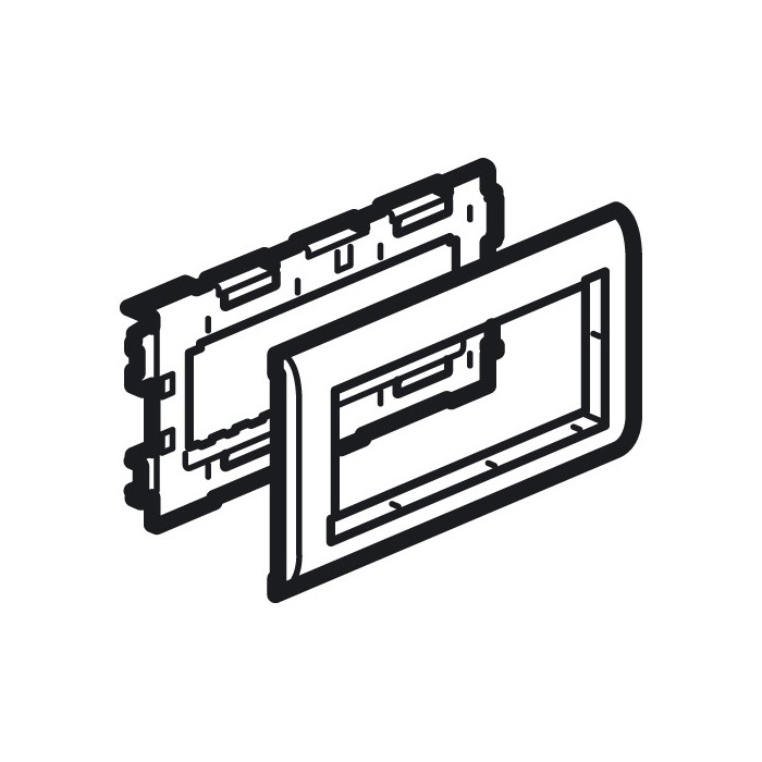 Legrand 638073 Mosaic на 6 модулей для коробов Metra 85х50мм, 100х50мм, 130х50мм 