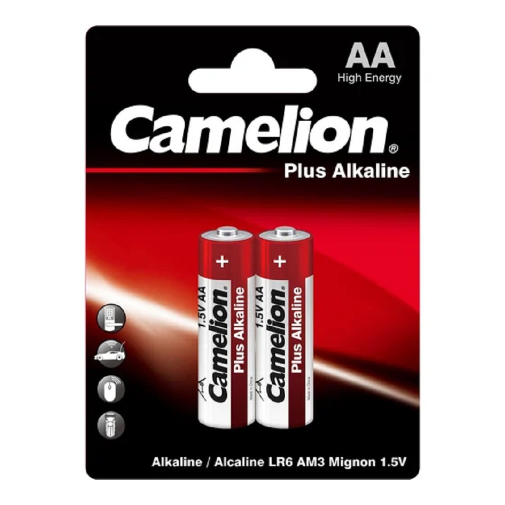 Camelion..LR 6 .Plus Alkaline BL-2 (LR6-BP2, батарейка,1.5В) (2 шт. в уп-ке)