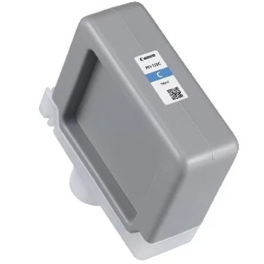 Картридж струйный Canon PFI-110 C 2365C001 голубой (160мл) для Canon TX-2000/3000/4000