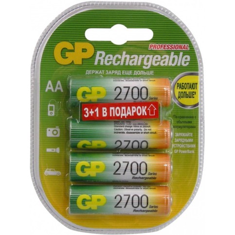 удалено аналог 1699745 !!!!  Аккумулятор GP 270AAHC3/1-2CR4 AA, (4 шт в уп)  1699745