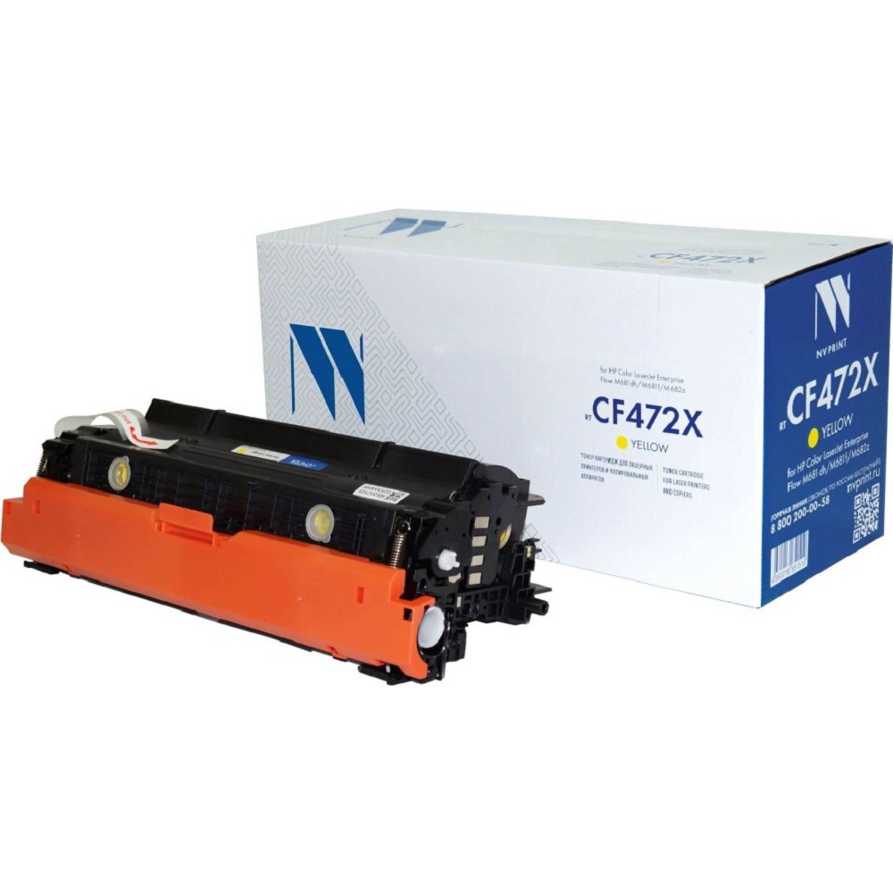 NV Print   Картридж совместимый NV-CF472X Yellow для HP Color LaserJet Enterprise Flow M681dh/M681f/M682z (23000k) 