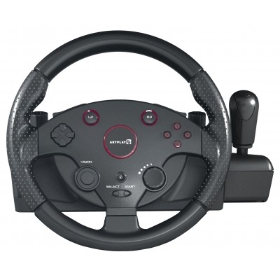 PS 4 Руль ARTPLAYS Street Racing Wheel Turbo C900 совместим с PS3, ПК, Xbox ONE, Xbox 360 [ACPS4113]