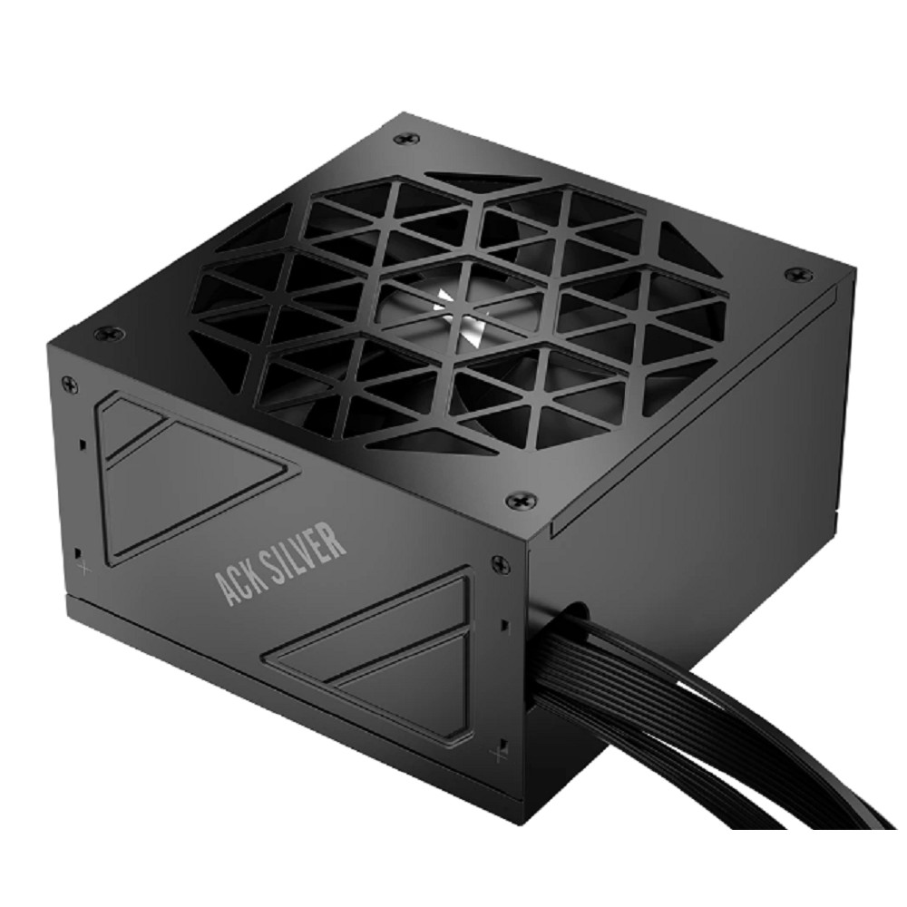 1STPLAYER ACK SILVER 750W Black / ATX 3.1, APFC, 80 PLUS Silver, Double Forward, DC-DC, full Teapo caps, 140mm fan, non-modular / HA-750BA7-BK