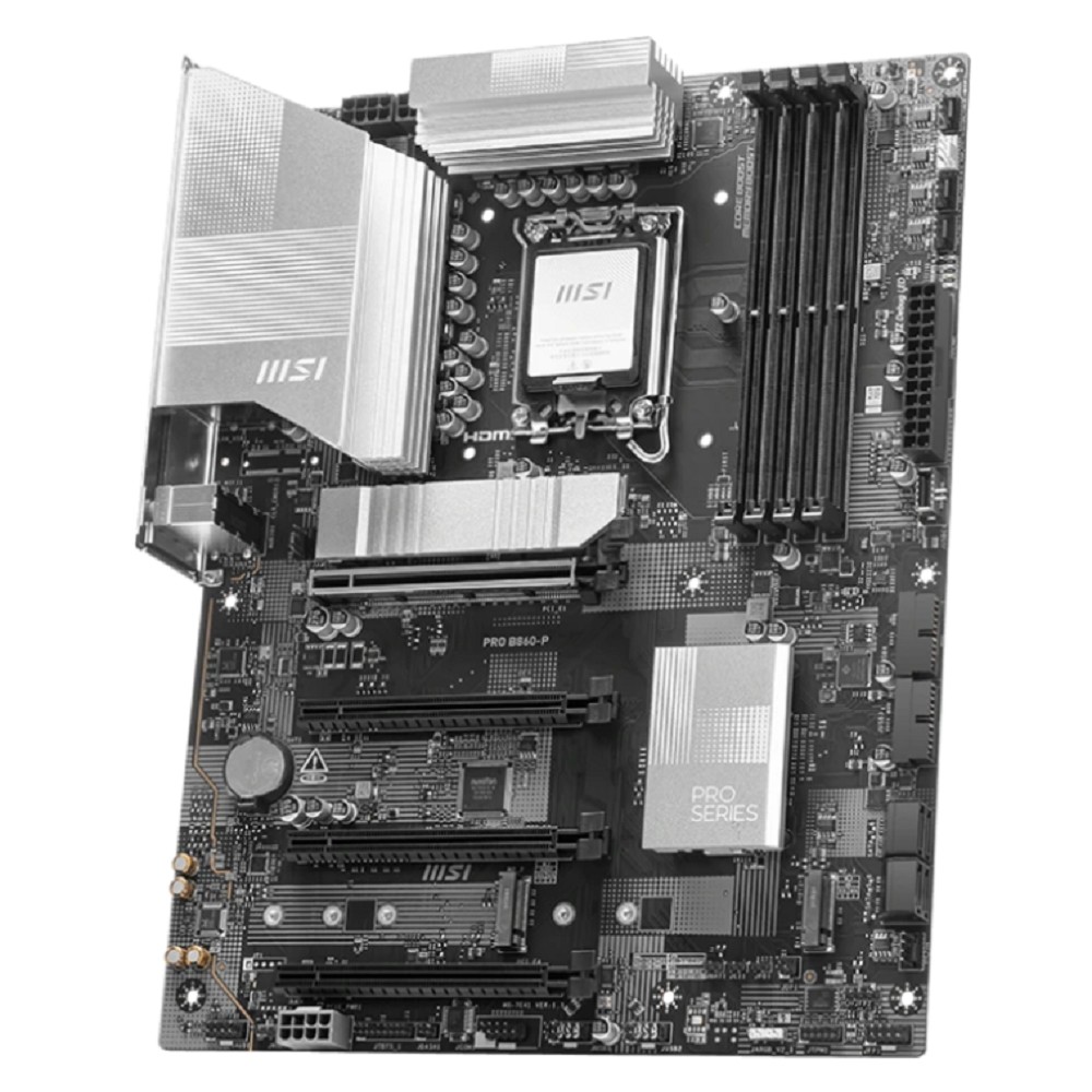 MSI PRO B860-P {Soc-1851 Intel B860 4xDDR5 ATX AC`97 8ch(7.1) 5Gigabit RAID+HDMI+DP}