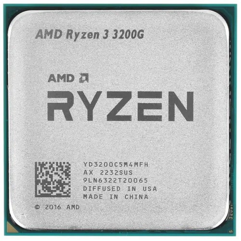 Товар с витрины. Протестирован. CPU AMD Ryzen 3 3200G OEM  (YD3200C5M4MFH) {3.6GHz/Radeon Vega 8 AM4}