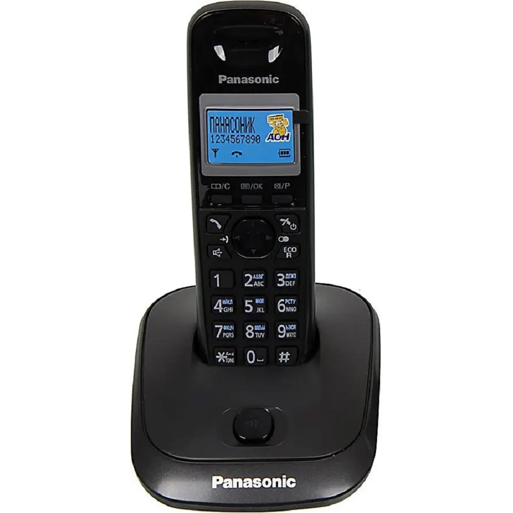 Повреждение упаковки Panasonic KX-TG2511RUT (титан) {АОН, Caller ID,спикерфон на трубке,переход в Эко режим одним нажатием}
