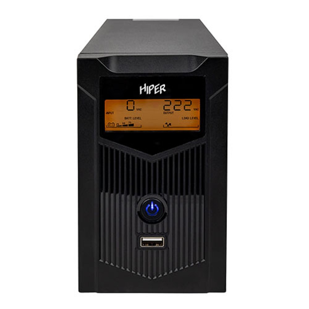 HIPER NEO LT-1000US: Линейно-интерактивный 1000VA/500W Розетки: 2 CEE АКБ: LiFePO4, 77Втч Дисплей, USB зарядка