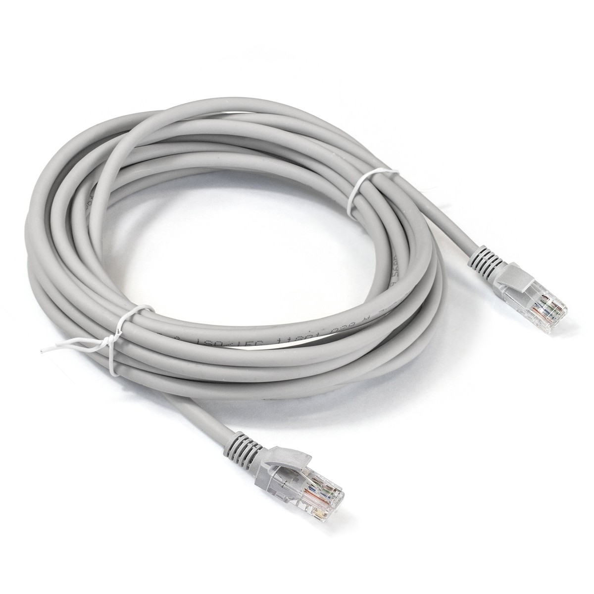 Exegate EX286385RUS Патч-корд LSZH UTP-RJ45-RJ45-5e-5M-LSZH-GY, UTP, cat.5e, 5м, серый