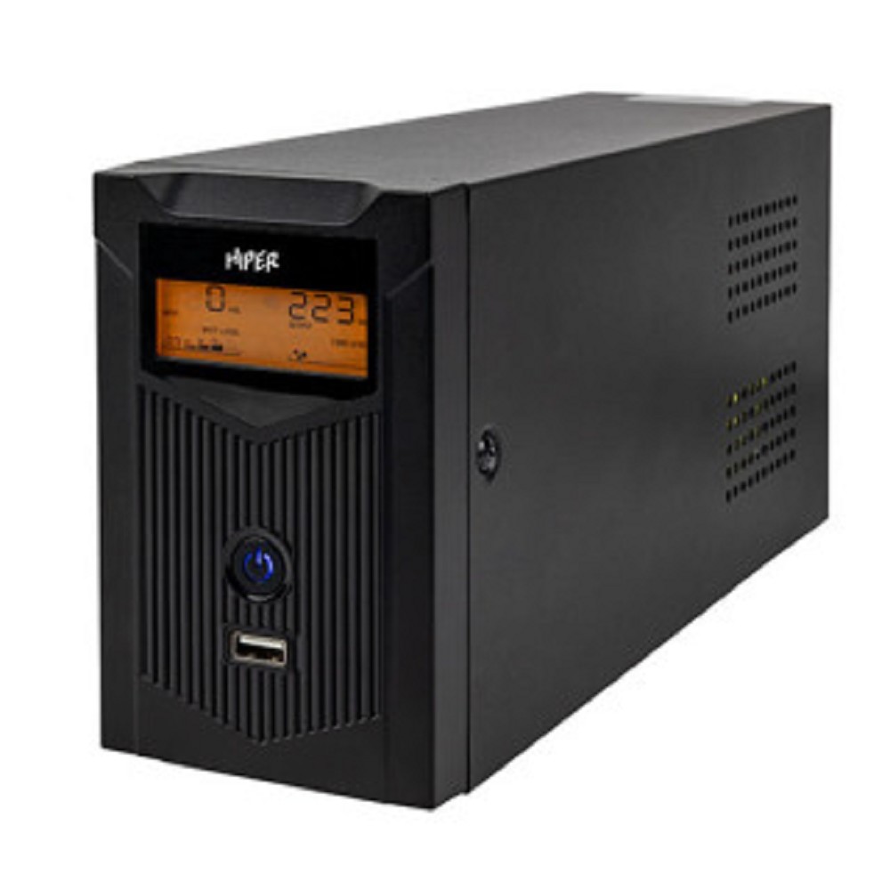 HIPER NEO LT-1500ULS: Линейно-интерактивный 1500VA/800W Розетки: 2 CEE АКБ: LiFePO4, 156Втч Дисплей, USB зарядка