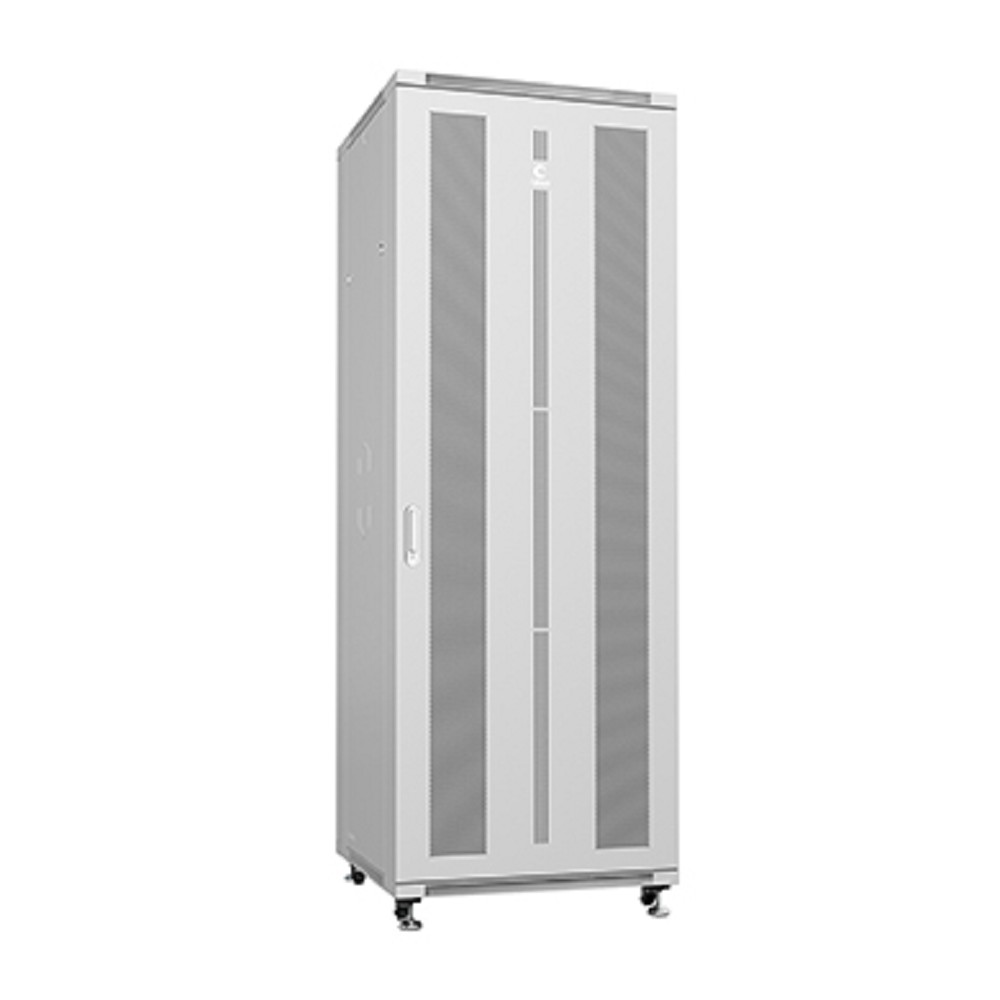Cabeus ND-05C-47U80/100 Шкаф монтажный телекоммуникационный 19" напольный для распределительного и серверного оборудования 47U 800x1000x2277mm (ШхГхВ) передняя и задняя перфорированные двери, ручка с 