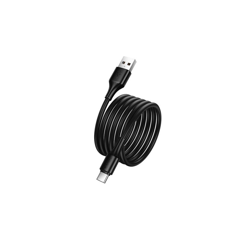 HOCO X120/ USB кабель Type-C/ 1m/ 3A/ черный