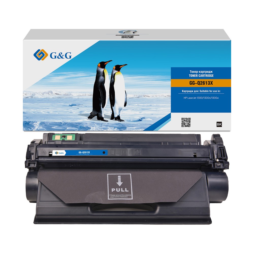 Картридж лазерный G&amp;G GG-Q2613X черный (4000стр.) для HP LJ 1300/1300N/1000/1005/1200