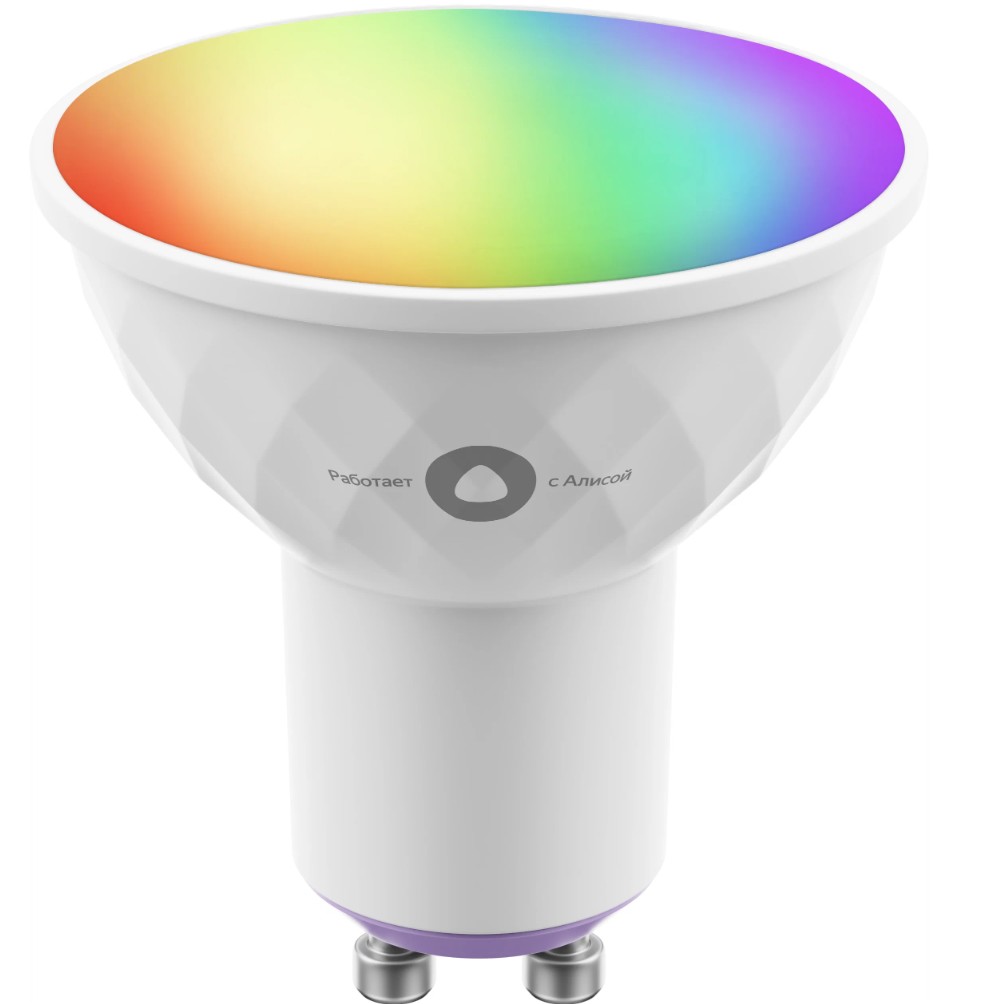 Яндекс.Умная лампочка GU10 White 4.9Вт 400lm Wi-Fi [YNDX-00019]