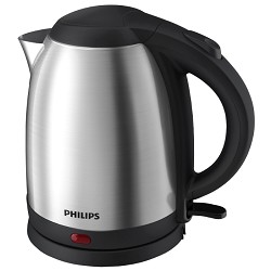 PHILIPS HD9306/02 Чайник, 1.5л, 1800Вт, серебристый/черный 