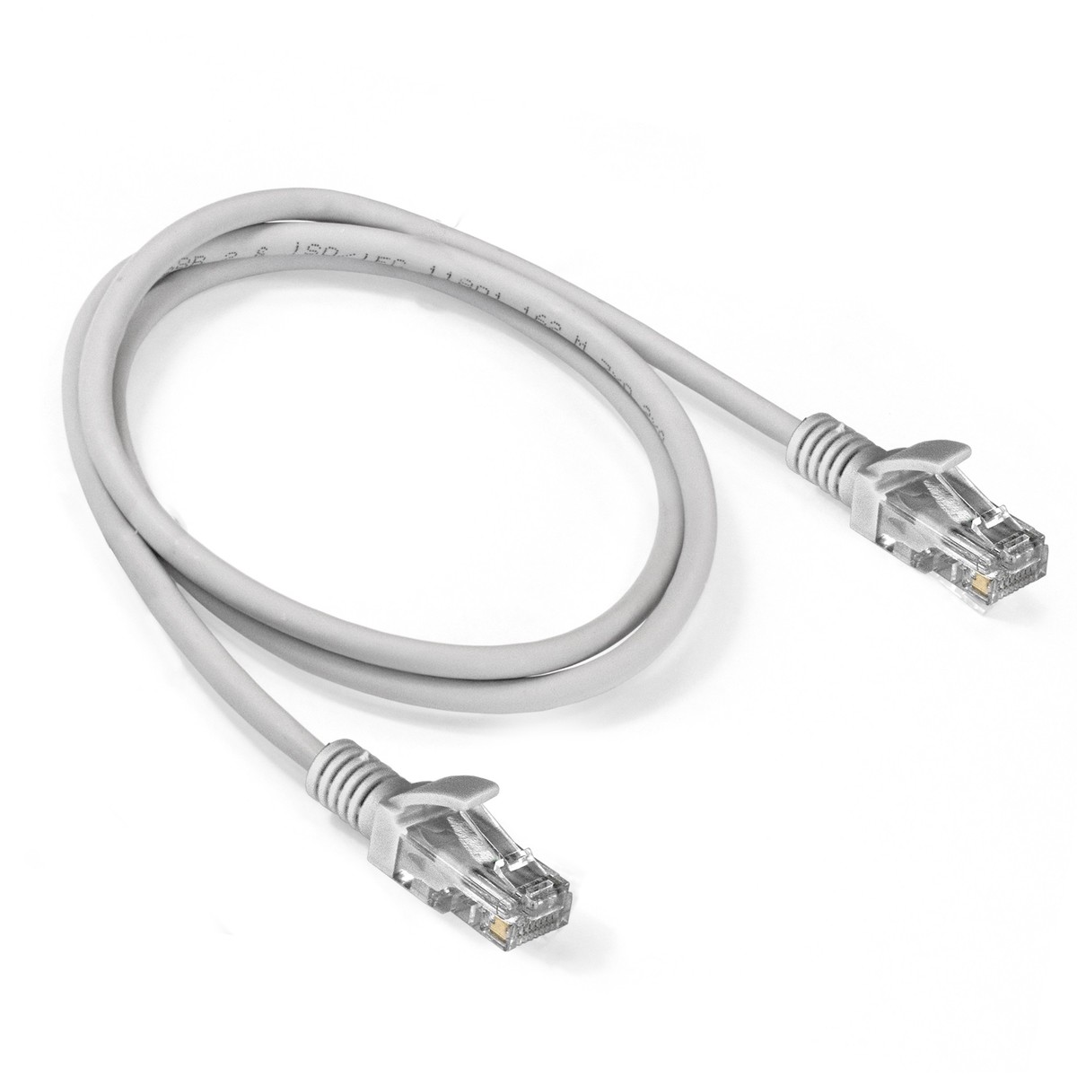 Exegate EX286381RUS Патч-корд LSZH UTP-RJ45-RJ45-5e-1M-LSZH-GY, UTP, cat.5e, 1м, серый