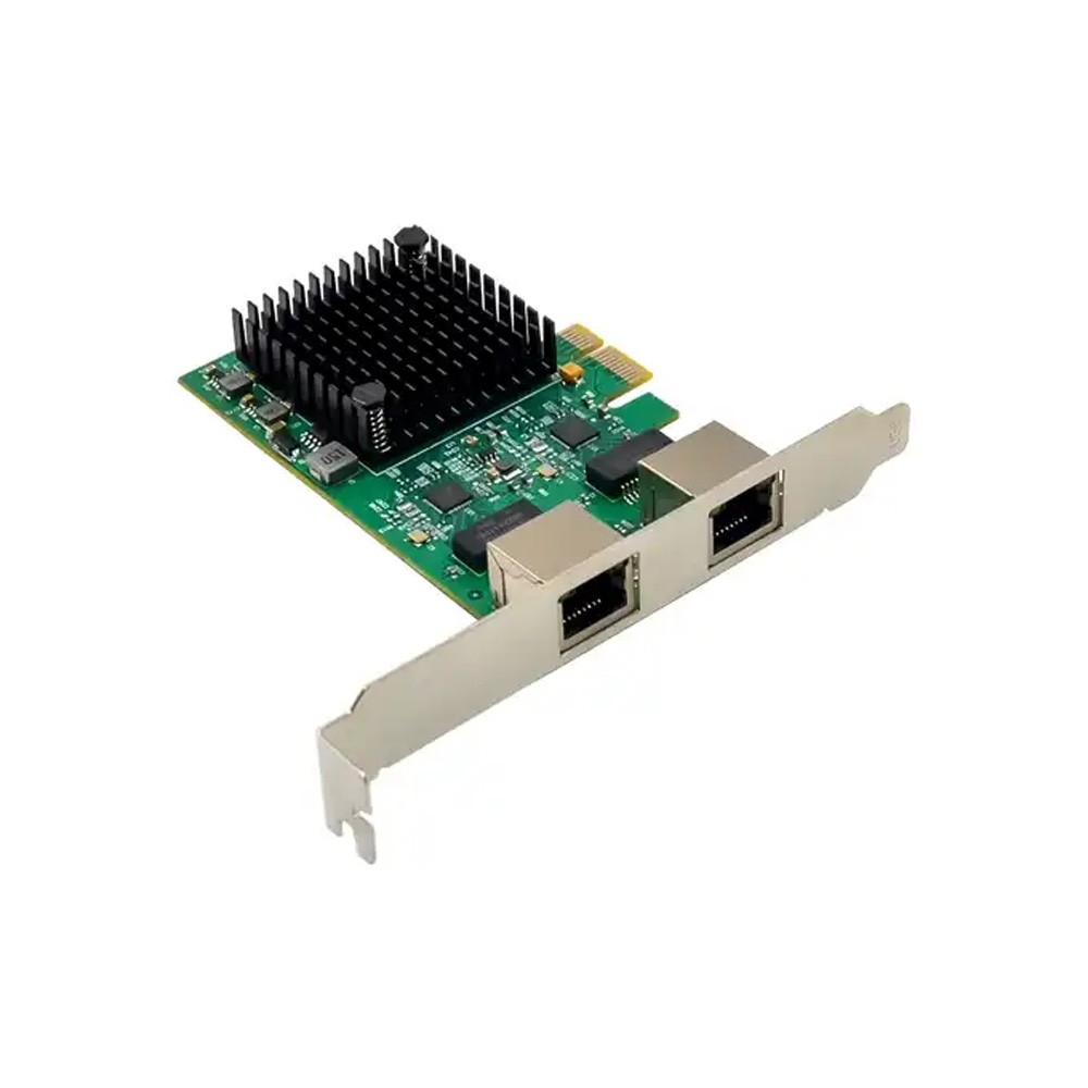 ORIENT XWT-RTL8125L2PE, Сетевая карта PCI-Ex1 v3.0 2xRJ45 2.5GbE NIC, RTL8125B+ASM1806 chipset, 2.5/1 Гбит/с, 2 планки крепления (33249)