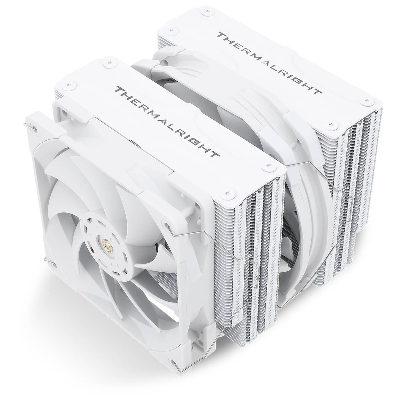 Thermalright Кулер Frost Commander 140 White  LGA115X/1200/1700/2011/-3/2066/AM4/AM5 (Dual Tower, 120mm + 140mm PWM Fan, медное основание, 5 тепл. трубок 8мм) / TRFC140W