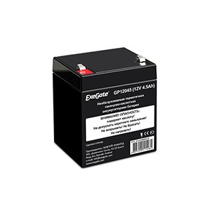 Exegate EX282960RUS Аккумуляторная батарея GP12045 (12V 4.5Ah, клеммы F1)