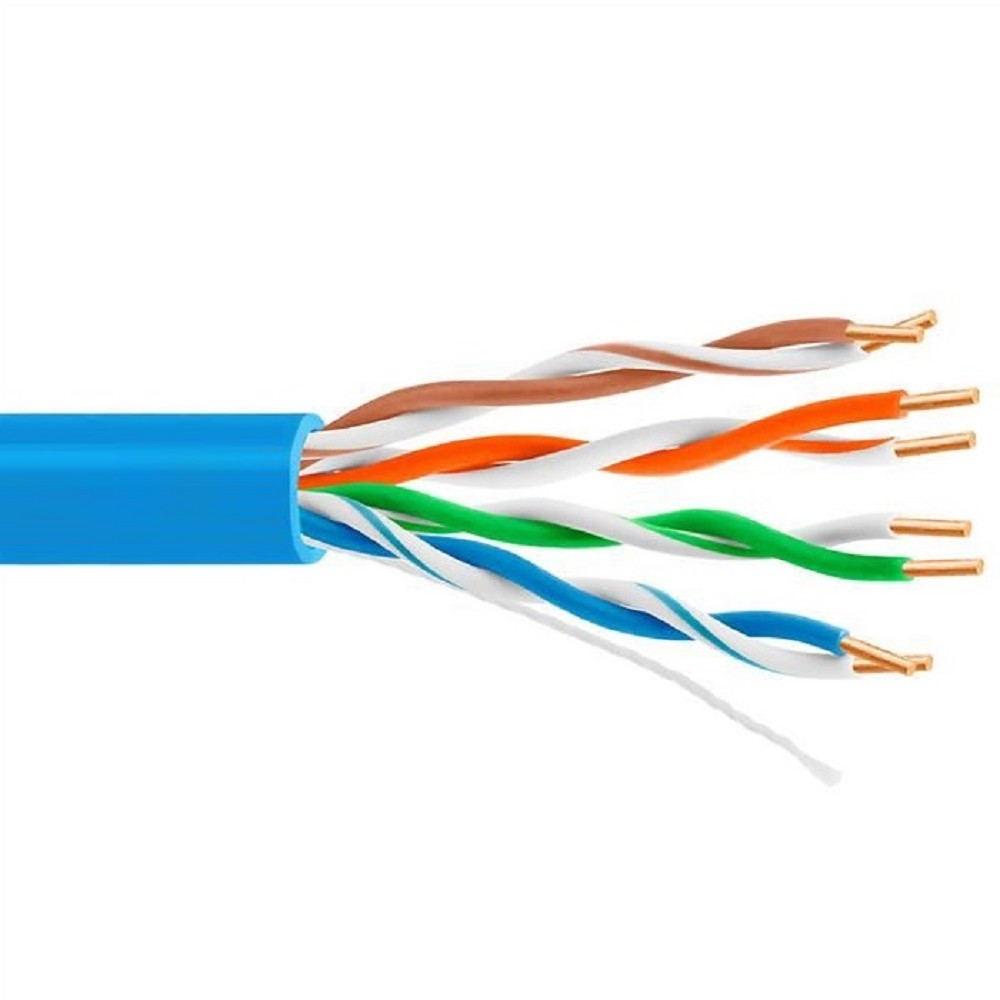 5bites Кабель Express US5525-305B-BL витая пара UTP / SOLID / 5E / 24AWG / 100% COPPER / PVC / BLUE / 305M