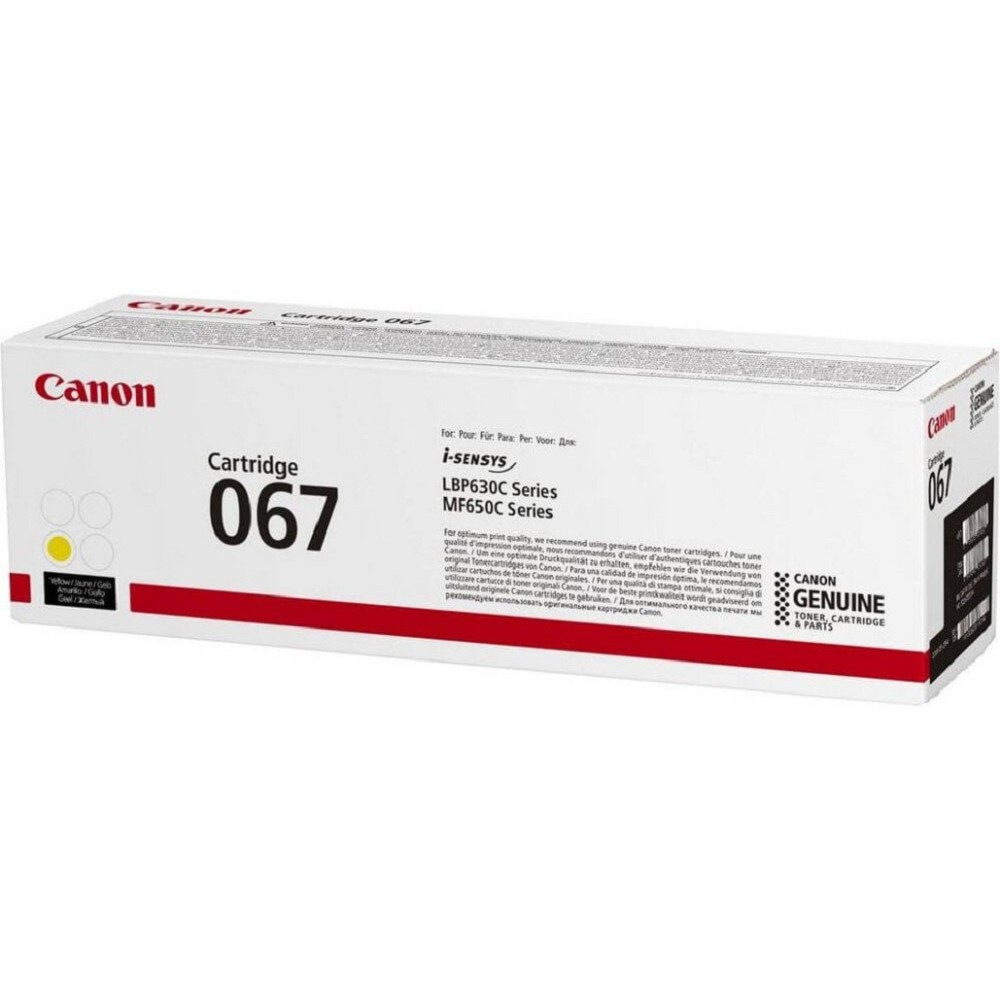 Canon Cartridge 067Y 5099C002  тонер-картридж для i-SENSYS LBP631CW LBP631, LBP633Cdw LBP633, MF651Cw MF651, MF655Cdw MF655, MF657Cdw MF657, Yellow