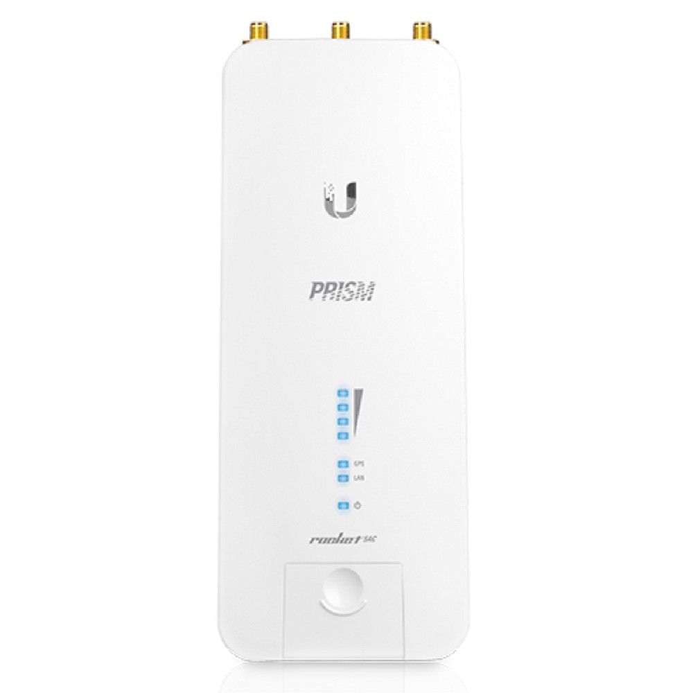 UBIQUITI R2AC-PRISM Точка доступа Wi-Fi Ubiquiti Rocket 2AC Prism 2.4 ГГц, PtP/PtMP, airMAX ac, 2x RP-SMA