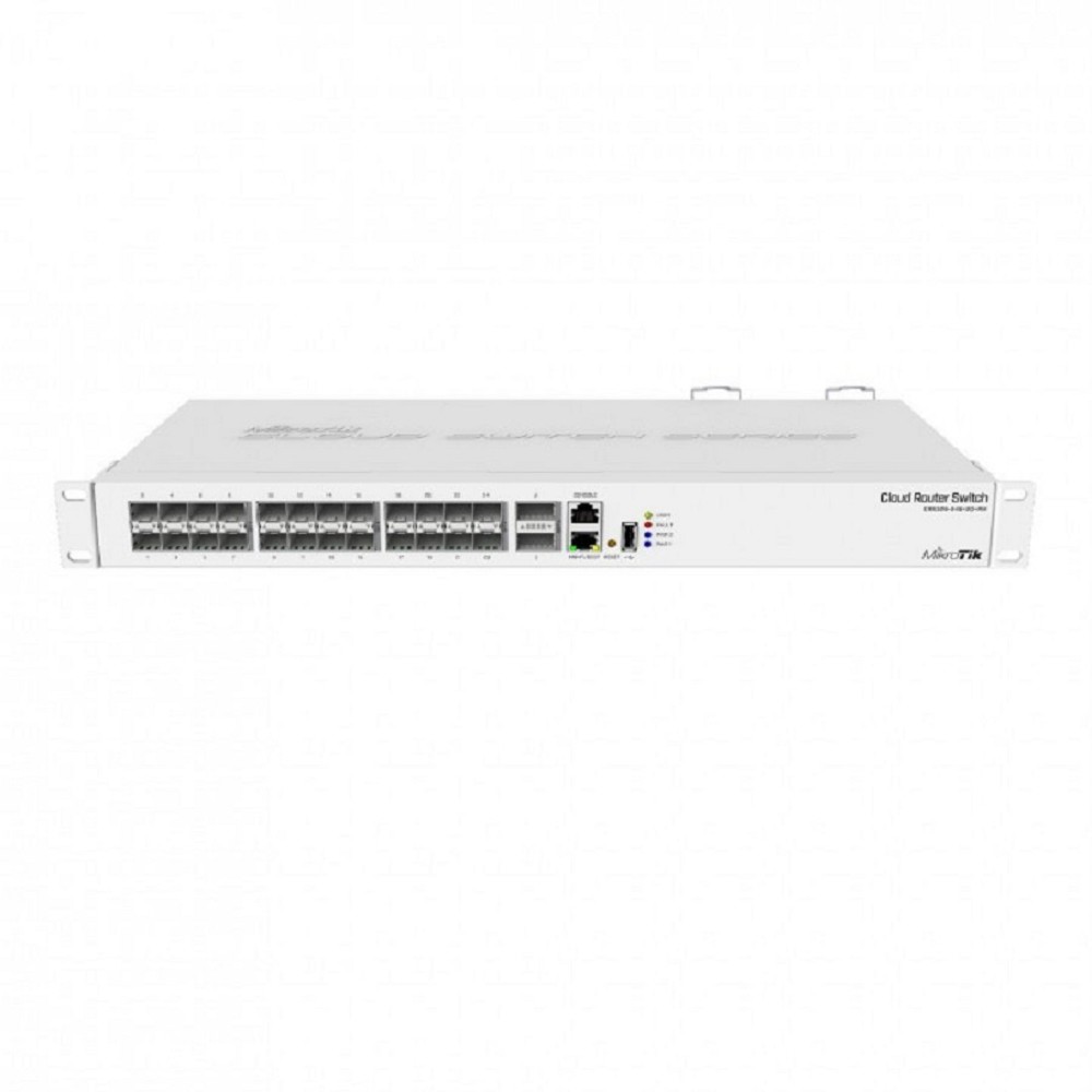 MikroTik CRS326-24S+2Q+RM Коммутатор управляемый, в стойку, 24х SFP+, 2x QSFP+