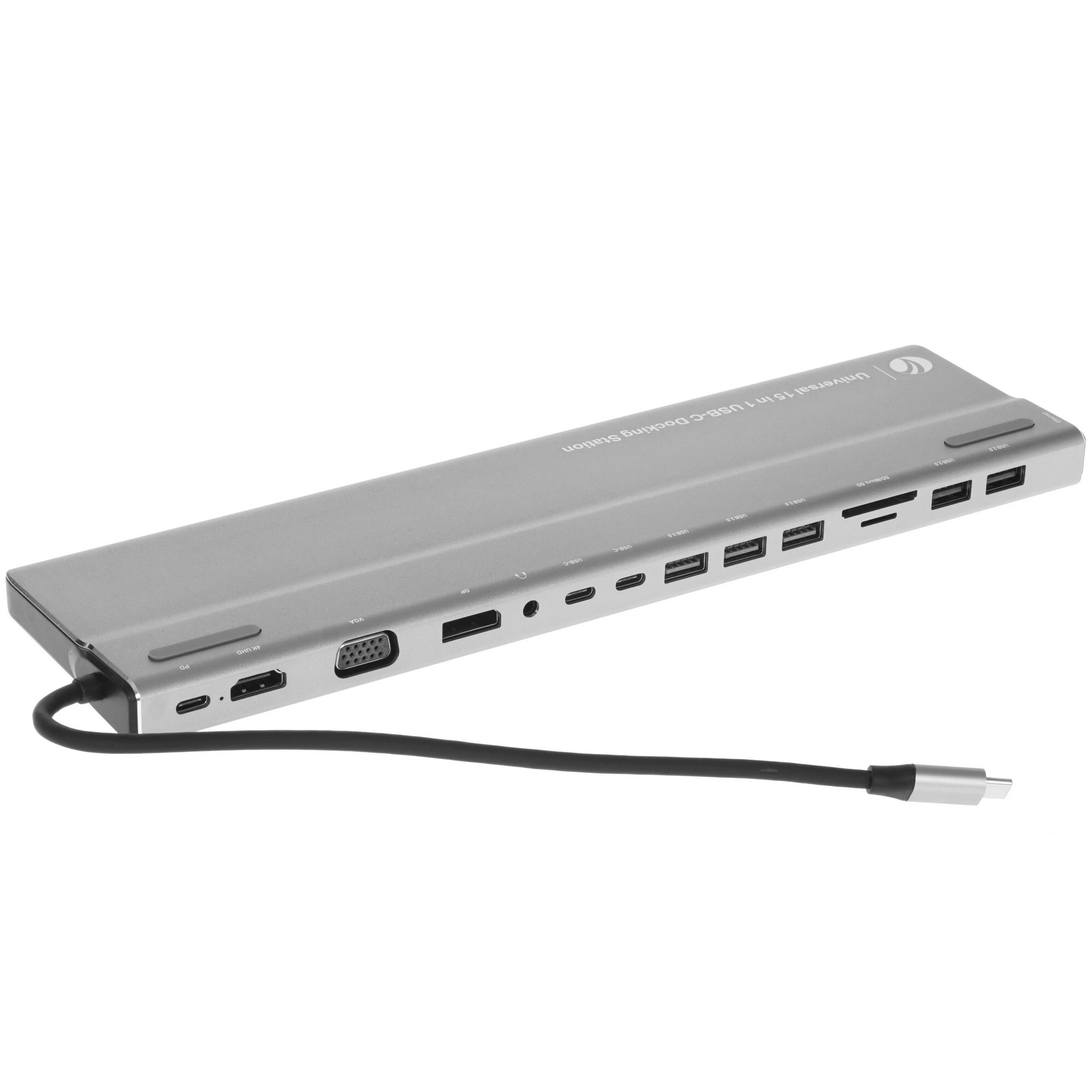VCOM CU4703  Адаптер TypeC -->3*USB3.0+2*USB2.0+VGA+RJ45+SD+TF+AUD+HDMI+DP+2*USB3.1 Data+PD[4895182217294]