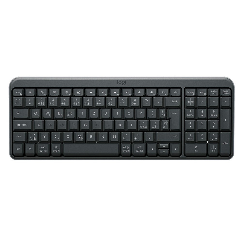Повреждение упаковки 920-013452 Logitech Клавиатура K250 Graphite Wireless оригинальная заводская гравировка RU/LAT