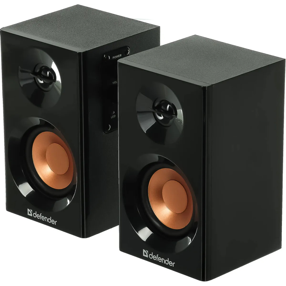 Повреждение упаковки Defender AURORA S12 {2.0, Актив.колонки 2x6 W (RMS),100 Гц - 20 кГц} [65415]