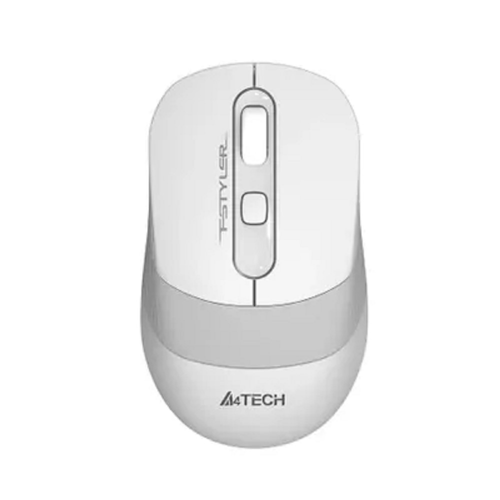 Мышь беспроводная A4Tech Fstyler FG10 , белый/серый , оптическая, 2000dpi , USB, 4 кнопки [1147569]