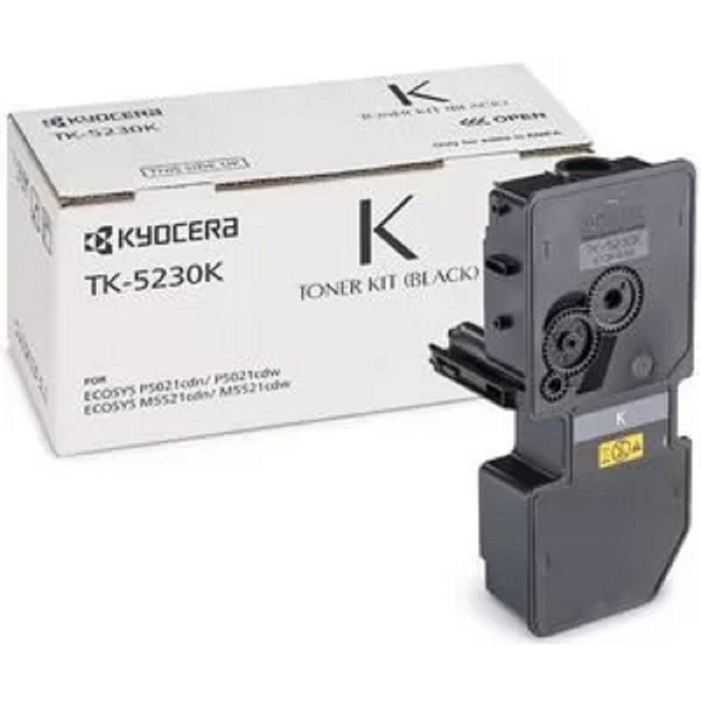 Kyocera-Mita TK-5230K Тонер-картридж, Black  {P5021cdn/cdw, M5521cdn/cdw (2600стр)}
