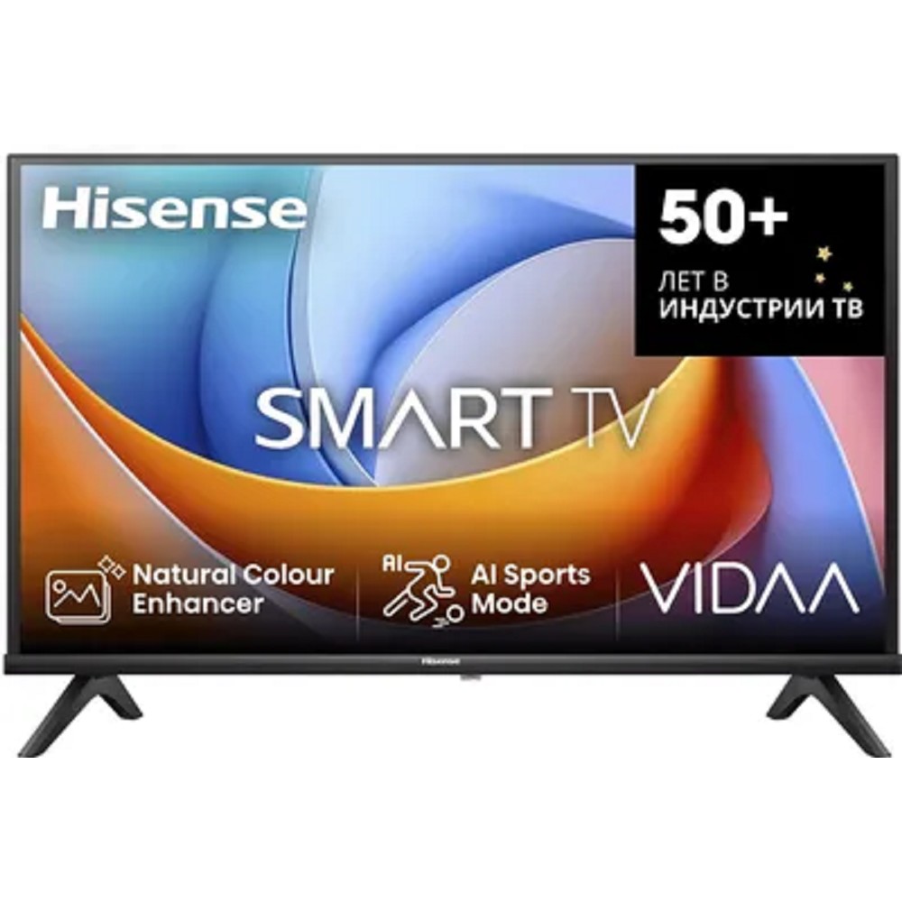 Hisense 32" 32A4Q Frameless черный HD 60Hz DVB-T2 DVB-C DVB-S2 USB WiFi Smart TV (RUS)
