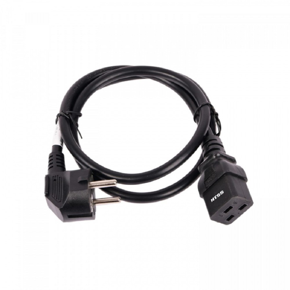 NTSS Шнур питания NTSS для БРП IEC 60320 C19 –   Schuko, 3х1.5, 1.8 м, ГОСТ NTSS-PC19771