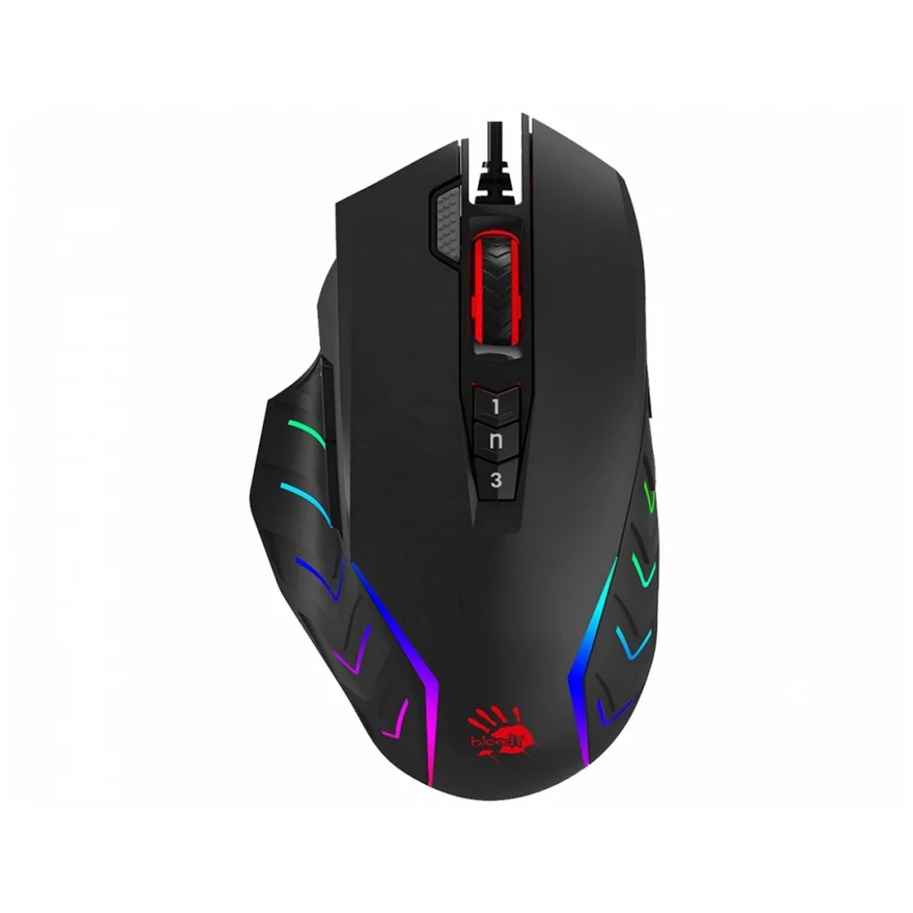 Мышь игровая A4Tech Bloody J95s черный оптическая (8000dpi) USB (9but)