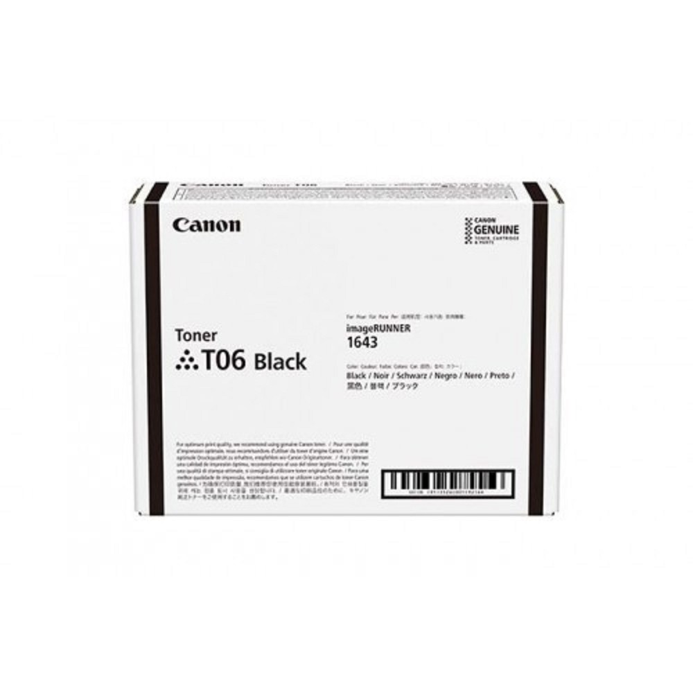 Canon  Тонер лазерный T06 чёрный (20 500 стр.) для Canon IR1643s.  3526C002