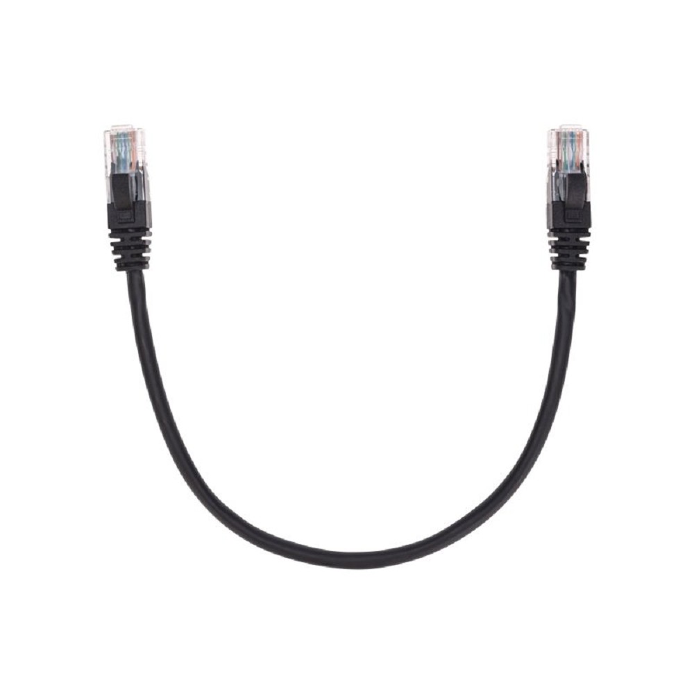 Rexant (02-0102-03) Патч-корд U/UTP, CAT 5e, RJ45-RJ45, 26AWG, LSZH, черный, 0,3м