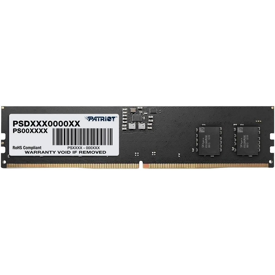 Patriot DDR5 DIMM 32Gb 5600MHz PSD532G56002 Signature RTL PC5-44800 CL46 ECC 288-pin 1.1В dual rank Ret