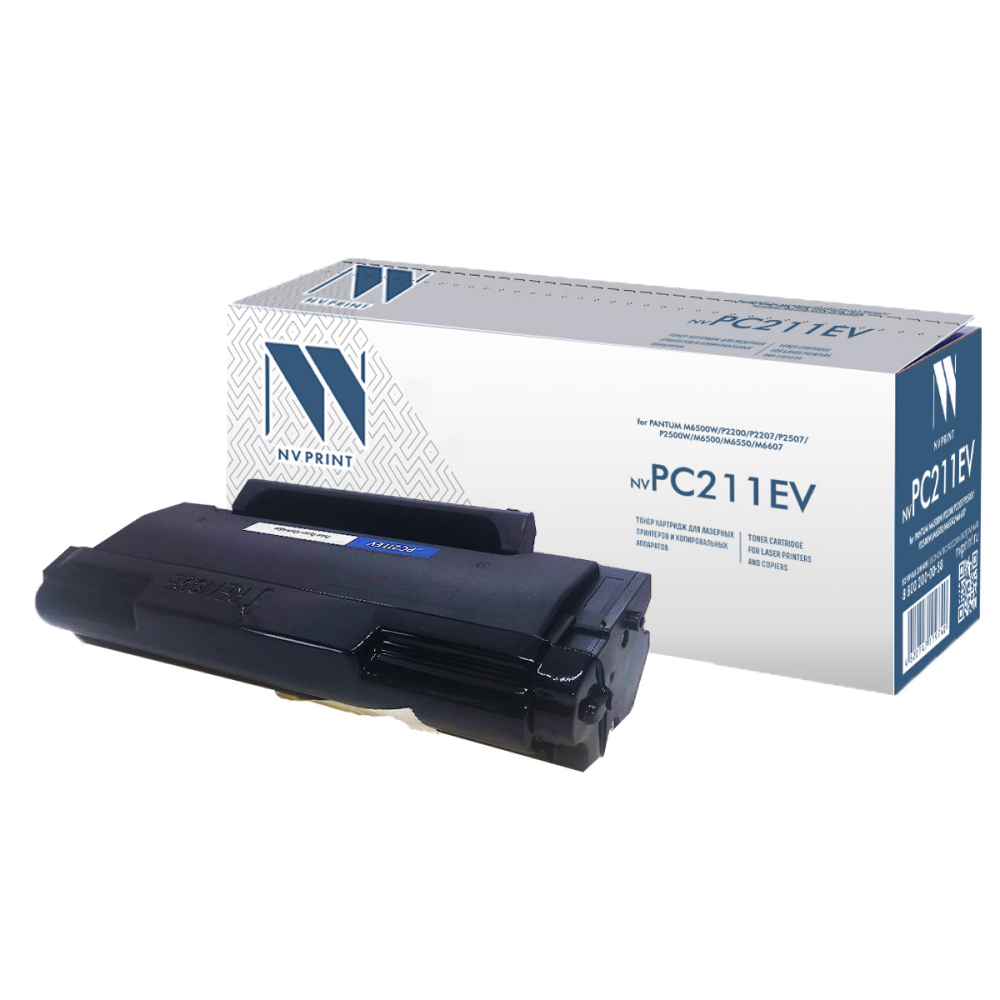 Повреждение упаковки NV Print PC-211EV Картридж для Pantum P2200/2500/M6500/6550/6607 (1600 стр.) с чипом